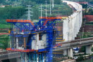 Shanghai-Chongqing-Chengdu High-speed Railway Construction
