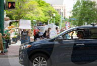 America Celebrates & Welcomes Immigrants Rally's Outside Of Norfolk, VA Federal Building