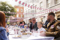 Prime Minister Keir Starmer hosts a VE Day street party