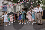 Prime Minister Keir Starmer hosts a VE Day street party