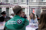 Prime Minister Keir Starmer hosts a VE Day street party