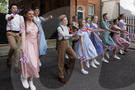 Prime Minister Keir Starmer hosts a VE Day street party