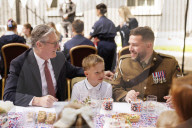 Prime Minister Keir Starmer hosts a VE Day street party