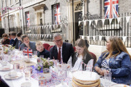 Prime Minister Keir Starmer hosts a VE Day street party