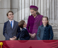 Die britische Königsfamilie bei den Feierlichkeiten zum 80. Jahrestag des VE-Days