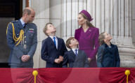 Die britische Königsfamilie bei den Feierlichkeiten zum 80. Jahrestag des VE-Days