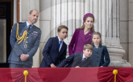 Die britische Königsfamilie bei den Feierlichkeiten zum 80. Jahrestag des VE-Days