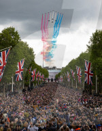 VE Day Procession in London, UK.