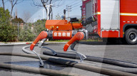Firefighting and rescue robot dog
