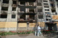 Dobropillia in eastern Ukraine