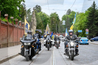 Bikers mark 11 years of Azov Brigade in Lviv