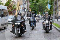 Bikers mark 11 years of Azov Brigade in Lviv
