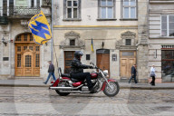 Bikers mark 11 years of Azov Brigade in Lviv