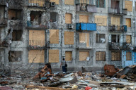 Dobropillia in eastern Ukraine