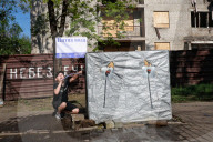 Dobropillia in eastern Ukraine