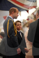 UK Royals at VE Day 80 event in London, UK.
