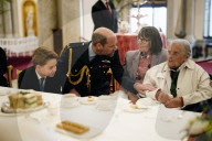 UK Royals at VE Day 80 event in London, UK.
