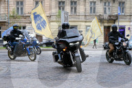 Bikers mark 11 years of Azov Brigade in Lviv