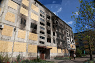 Dobropillia in eastern Ukraine