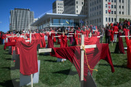 Edmonton Marks Red Dress Day To Honour Missing And Murdered Indigenous Women And Girls