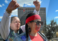 Edmonton Marks Red Dress Day To Honour Missing And Murdered Indigenous Women And Girls