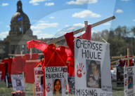 Edmonton Marks Red Dress Day To Honour Missing And Murdered Indigenous Women And Girls