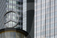 Mercedes-Benz Star On Building