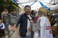 Russian Residents In South Korea Mark Victory Day With Parade In Seoul