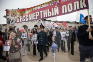 Russian Residents In South Korea Mark Victory Day With Parade In Seoul