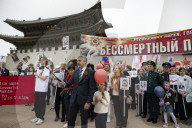 Russian Residents In South Korea Mark Victory Day With Parade In Seoul