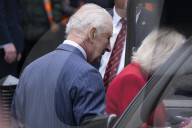 King Charles III And Queen Camilla Depart After Visiting The National Gallery In London
