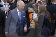 King Charles III And Queen Camilla Depart After Visiting The National Gallery In London