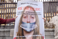 Free Lucy Letby Protest Outside The Parliament