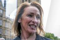 Reform MPs and Sarah Pochin in London, UK.