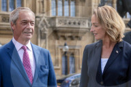 Reform MPs and Sarah Pochin in London, UK.