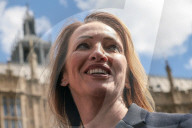 Reform MPs and Sarah Pochin in London, UK.