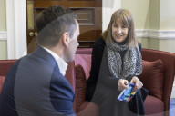 Rachel Reeves UK Chancellor of the Exchequer meets with EC of Iceland