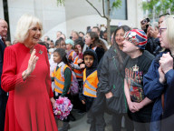 ROYALS - König Charles und Königin Camilla in der National Gallery in London