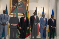 Secretary Of State Marco Rubio  Has A Group Photo With The Prime Ministers  And  The Department State  Holds A Press Briefing
