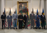 Secretary Of State Marco Rubio  Has A Group Photo With The Prime Ministers  And  The Department State  Holds A Press Briefing