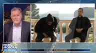 Kanye West walks out on Piers Morgan interview