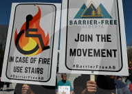 Albertans Rally For Accessible Alberta Act And Disability Rights