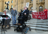 Albertans Rally For Accessible Alberta Act And Disability Rights