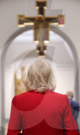 King Charles & Queen Camilla at the National Gallery  in London, UK.