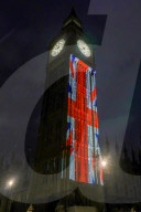 London landmarks illuminated for VE Day 80 Celebrations