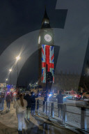 London landmarks illuminated for VE Day 80 Celebrations