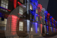 London landmarks illuminated for VE Day 80 Celebrations