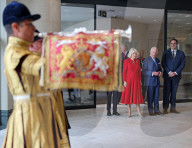 Charles and Camilla at the National Gallery in London
