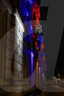 London landmarks illuminated for VE Day 80 Celebrations