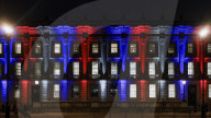 London landmarks illuminated for VE Day 80 Celebrations